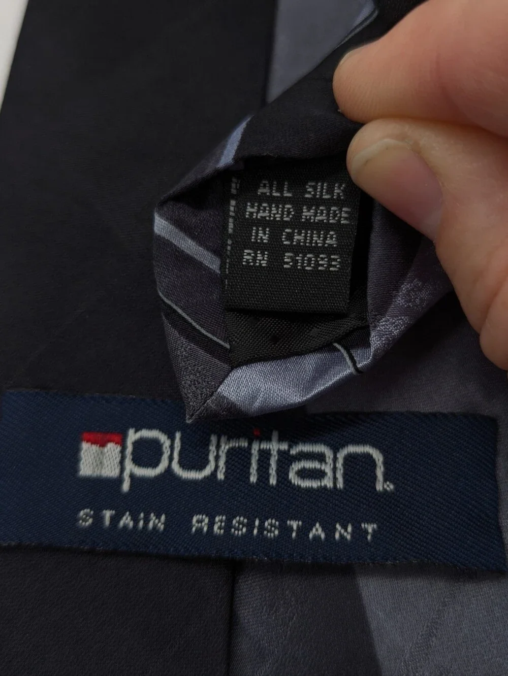 Vintage puritan black